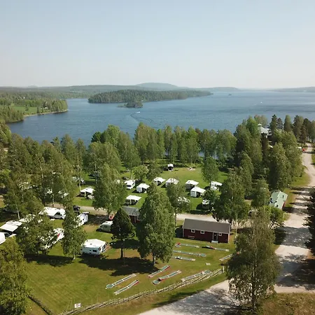 Trehoerningsjoe Camping & Stugor Norrfors Exterior photo